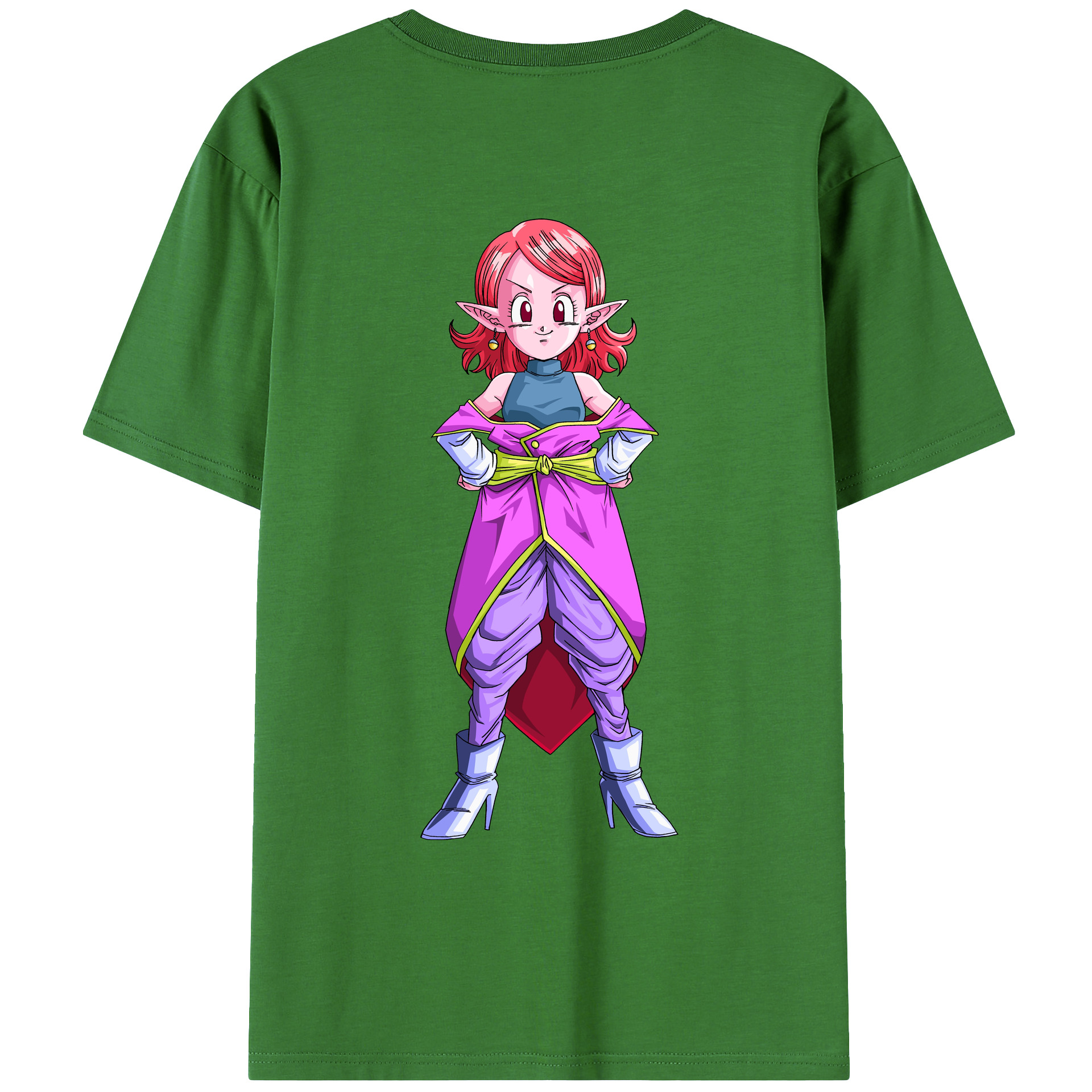 （画像用） ドラゴンボール DRAGON BALL レディース半袖Tシャツ(バックプリント)